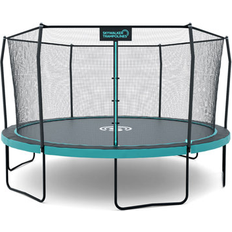 Trampolines Skywalker Trampolines Signature Series 12 FT Outdoor Trampoline with Enclosure Teal/Black 10' 12'