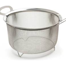 With Handles Colanders RSVP International Endurance Wide Rim Mesh Colander 8"