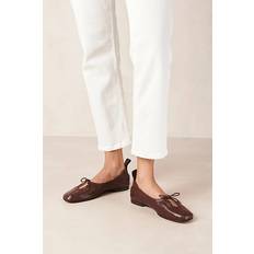 ALOHAS Lågskor ALOHAS Women's Rosalind Leather Ballet Flats Brown