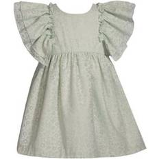 Bonnie Jean Dresses Bonnie Jean Toddler Girls Burnout Flutter Sleeve Dress, Green, 3T 3T