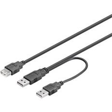 2.0 USB A - 2xUSB A M-F