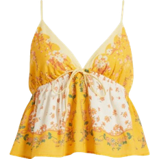 Free People Double Date Tank - California Poppy Combo