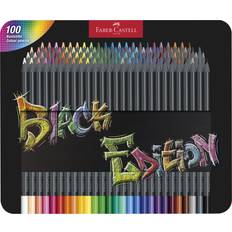 Faber-Castell Black Edition Colored Pencils Tin of 100