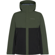 Men - Polyamide Rain Clothes Didriksons Men's Grit Jacket - Deep Green