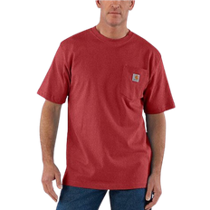 Carhartt Loose Fit Heavyweight Short Sleeve Pocket T-shirt - Crabapple Heather