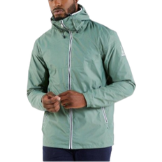 Sailing 100 Waterproof and Windproof Sailing Anorak - Green/Asphalt Blue
