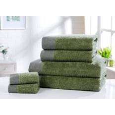 Green Bath Towels Rapport Home Super Soft Cotton Bath Towel Green