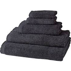 Maison Towel Badehåndklæde Grå, Sort (150x100cm)