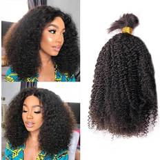 Braiding hair Eayon Hair Bulk Human Hair For Braiding Afro Kinky Curly 1B 2-pack