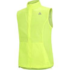 Women's Pro Line Neon Lightweight Wind Cycling and Running Vest - Neon Yellow