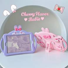 Shein Pink pc Rabbit Design AntiFall Silicone Case With Holder