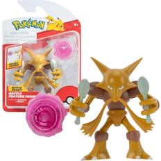 Pokémon Alakazam Battle Ready Figure with Psychic Blast Accessory 11cm