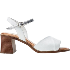 Microfiber Heels & Pumps Moda In Pelle Lanie - White/Silver