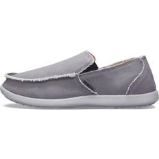 Loafers Crocs Men's Santa Cruz Loafers, Comfortable Men's Loafers, Slip On Shoes, Charcoal/Light Grey, Men