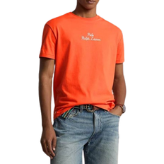 Ralph Lauren Clothing Ralph Lauren Men's Classic Fit Logo Jersey T-shirt - Orange Flame