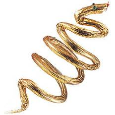 Bristol Novelty One Size, Gold Snake Armband Pack of 2