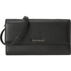 Coccinelle Metallic Soft Dam Stl. Plånböcker Från Noir TU