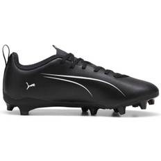 Textile Football Shoes Children's Shoes Puma Youth Ultra 5 Play FG/AG - Black/White