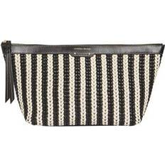 Noir Pochettes Vanessa Bruno Woven leather clutch bag