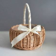 Shein Pc Woven HandHeld Flower Practical Basket