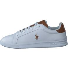 Sko Polo Ralph Lauren Heritage Court II Leather Sneaker White Tan