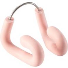 NABAIJI Decathlon Swimming Adjustable Stainless Steel-Latex Nose Clip Pastel Light Pink One