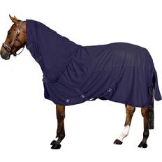 Tappeto antimosche Coperte per Cavalli Imperial Riding Coperta antimosche con copricollo rimovibile per cavalli Reese Bleu