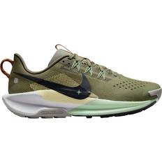 Brown - Men Running Shoes Nike Pegasus Trail 5 M - Medium Olive/Neutral Olive/Vapor Green/Anthracite