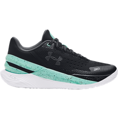 Under Armour Foam Basketball Shoes Under Armour Curry 2 Low FloTro - Black/Neo Turquoise/Jet Gray