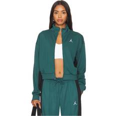 Jordan Donna Abbigliamento esterno Jordan J Knit Jacket Core - Verde