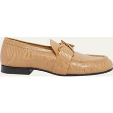 Monogram Plaque Leather Loafer