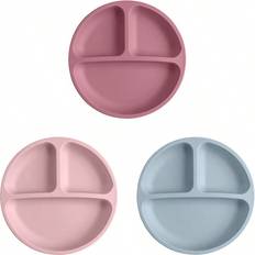 Microwave Safe Plates & Bowls Shein pc Baby Sucker Silicone Dining Plate Children Dishes Suction Toddle Training Tableware Kids Feeding Bowls Baby Stuff