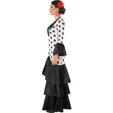 BigBuy Carnival Costume for Adults Black Flamenco Dancer