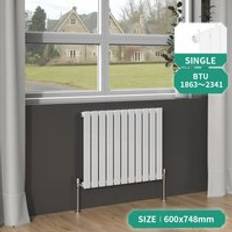 NRG Designer Column Central Heating Horizontal 600x748mm Single