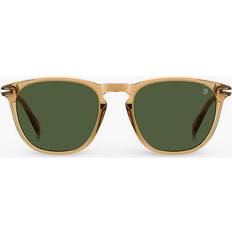 David Beckham Sunglasses David Beckham David Beckham Yellow 1007/s Round-frame Acetate YELLOW