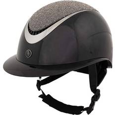 Br Ridhjälm Theta Glamourous Glossy Svart/Gunmetal 55/57