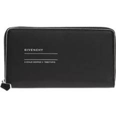 Givenchy Plånbok I Läder Med Logga - Black