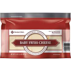 Cheeses Member's Mark Baby Swiss Cheese Slices 32oz 42