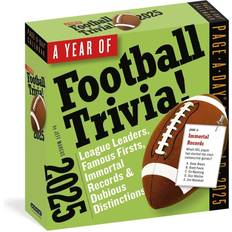 Workman Publishing A Year Of American Football Trivia Desk Calendar 2025