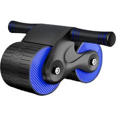 Ab Trainer Dechoicelife a-Blue Upgraded Automatic Abdominal Wheel ABS Ab Wheel Rebound Core Roller Home Gym Equipment For Men Woman