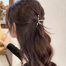 Shein pc Small Metal Hair Clip Silver Hair Clip Hair Claw Perfect