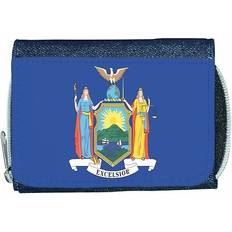 Wallets & Key Holders TeeTreeDesigns York flag denim wallet