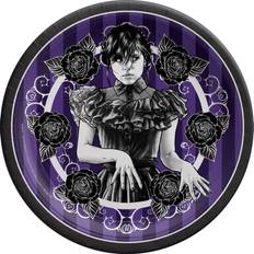 Netflix Disposable Plates Wednesday Addams 9" 8-pack