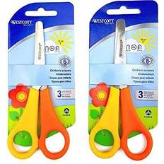 2 Left Handed Scissors with Ruler Edge Branded