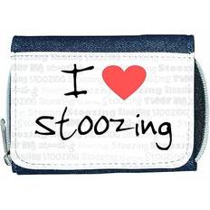 Wallets & Key Holders TeeTreeDesigns I love heart stoozing denim wallet