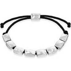 Smycken Calvin Klein Mens stainless steel and brown bracelet, Silver, Men Ilver