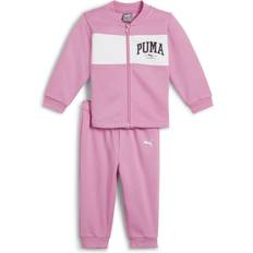 18-24M - Mädchen Tracksuits Puma Jogginganzug mauve schwarz weiß