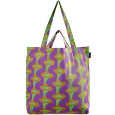 Violett Tragetaschen Canvasshopper, Pfifferlinge, Violett, Neon, 38 x 40 x 13cm, 100% Baumwolle