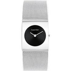 Calvin Klein Wrist Watches Calvin Klein Womens mesh bracelet watch, Silver, Ilver