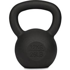 Fitness Muscle Squad Cast Iron Kettlebells 12kg Gym Workout Equipment Home Gym Weights 12kg